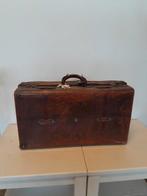 Oude leren koffer, Ophalen of Verzenden