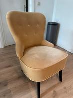 Oker/geel/goud velvet IKEA Remstra Fauteuil te koop!, Huis en Inrichting, Stoelen, Ophalen, Gebruikt, Overige kleuren, Eén