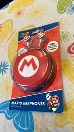 Super Mario oordopjes met snoer en bewaardoos, Ophalen of Verzenden, Nieuw, In gehoorgang (in-ear)