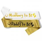 Sjerp set Mommy en Daddy to Be goud en wit, Versiering, Nieuw, Ophalen of Verzenden, Info@sweet-one.nl