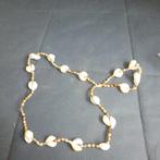 Schelpen ketting, Ophalen of Verzenden, Gebruikt, Beige, Steen of Mineraal