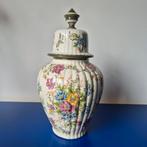 Porseleinen Vaas met Bloemschildering, Antiek en Kunst, Ophalen