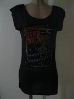 maat L, 1 Clockhouse jurk / tuniek, met opdruk, 63 cm., Kleding | Dames, Jurken, Overige kleuren, Maat 42/44 (L), Ophalen of Verzenden