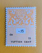 Nederland Plakzegel van 15 cent, Postzegels en Munten, Ophalen of Verzenden, Postfris