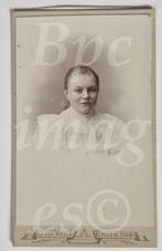 cdv meisje Bergen op Zoom 1900's, Gebruikt, Verzenden, Foto, Voor 1940