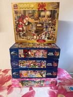 Disney puzzels 5x 1000 stukjes, Ophalen of Verzenden, 500 t/m 1500 stukjes, Gebruikt, Legpuzzel