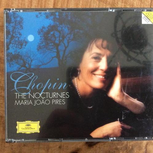 Chopin 2cd - M Pires. Nocturnes, Cd's en Dvd's, Cd's | Klassiek, Zo goed als nieuw, Kamermuziek, Romantiek, Ophalen of Verzenden