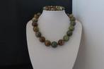 OPAAL (20 mm) ketting/armband-set, Verzenden, Nieuw, Steen of Mineraal, Met edelsteen