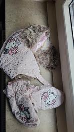 Hello Kitty Muts en Handschoenen Setje, 110 t/m 116, H&M, Ophalen of Verzenden, Zo goed als nieuw