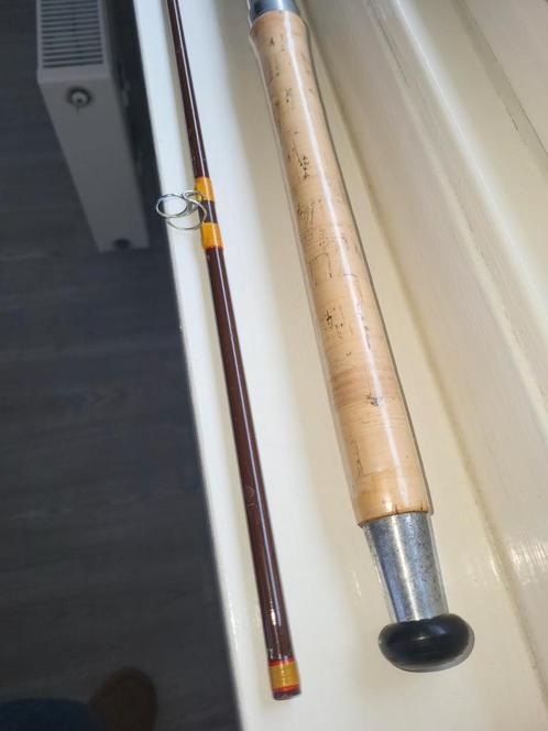 Pateke Morton spinhengel., Watersport en Boten, Hengelsport | Vliegvissen, Zo goed als nieuw, Werphengel, Ophalen of Verzenden