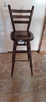 Houten Barkrukken Set van 2, Gebruikt, Twee, Bruin, Klassiek