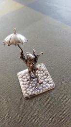 Antiek Zilveren Miniatuur Parapluverkoper, Antiek en Kunst, Ophalen of Verzenden