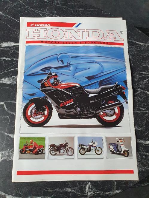Folder Honda Motorfietsen en Scooters / motoren motorfiets, Boeken, Motoren, Zo goed als nieuw, Merk of Model, Verzenden