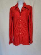 2x Vel rood jaren '70 overhemd mt 38, Kleding | Heren, ., Ophalen of Verzenden, Zo goed als nieuw, Maat 46 (S) of kleiner