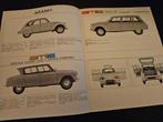 Brochure Citroën 1967 incl Panhard 24, Boeken, Ophalen of Verzenden, Zo goed als nieuw, Citroën