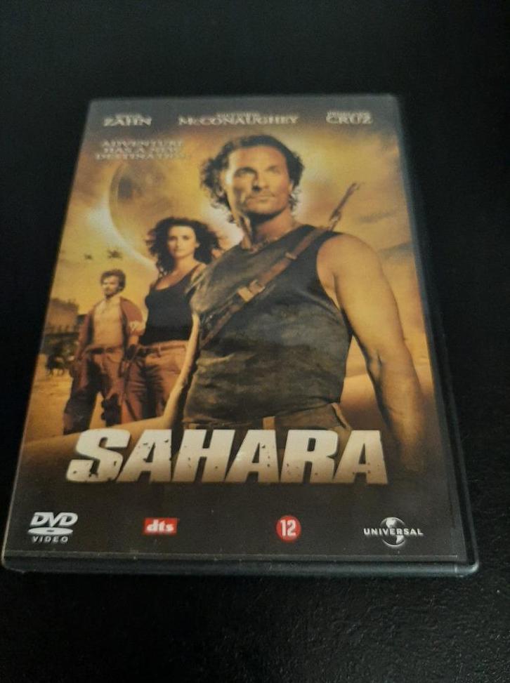 Sahara, Penélope Cruz, Steve Zahn, Matthew McConaughey!, Cd's en Dvd's, Dvd's | Actie, Gebruikt, Actie, Vanaf 12 jaar, Ophalen of Verzenden