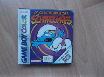 Le Cauchemar des Schtroumpfs - Game Boy Color spel  Smurfen 