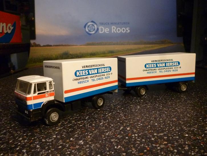 DAF 2100 combi verkeeersschool Kees van Iersel, Hobby en Vrije tijd, Modelauto's | 1:50, Zo goed als nieuw, Bus of Vrachtwagen