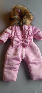 Baby skipak met steentjes en bontkraag, Kinderen en Baby's, Babykleding | Maat 62, Ophalen of Verzenden, Zo goed als nieuw, Meisje