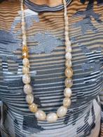 Collier Olijfvorm Kralen en-chute Bakeliet vroege Kunststof, Verzenden, Overige materialen, Ketting