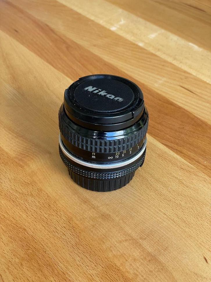 Nikon Nikkor 2.0 AI, Audio, Tv en Foto, Fotografie | Lenzen en Objectieven, Gebruikt, Standaardlens, Ophalen