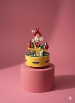 Houten Muziekdoos met Tuin Tafereel, Antiek en Kunst, Ophalen of Verzenden