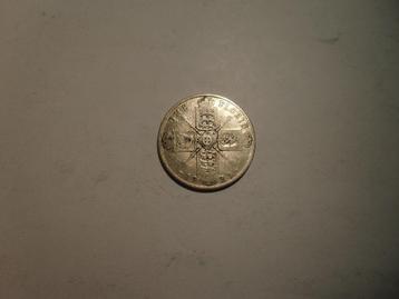 1 munt Engeland 2 shillings 1923. Zilver KM#817a