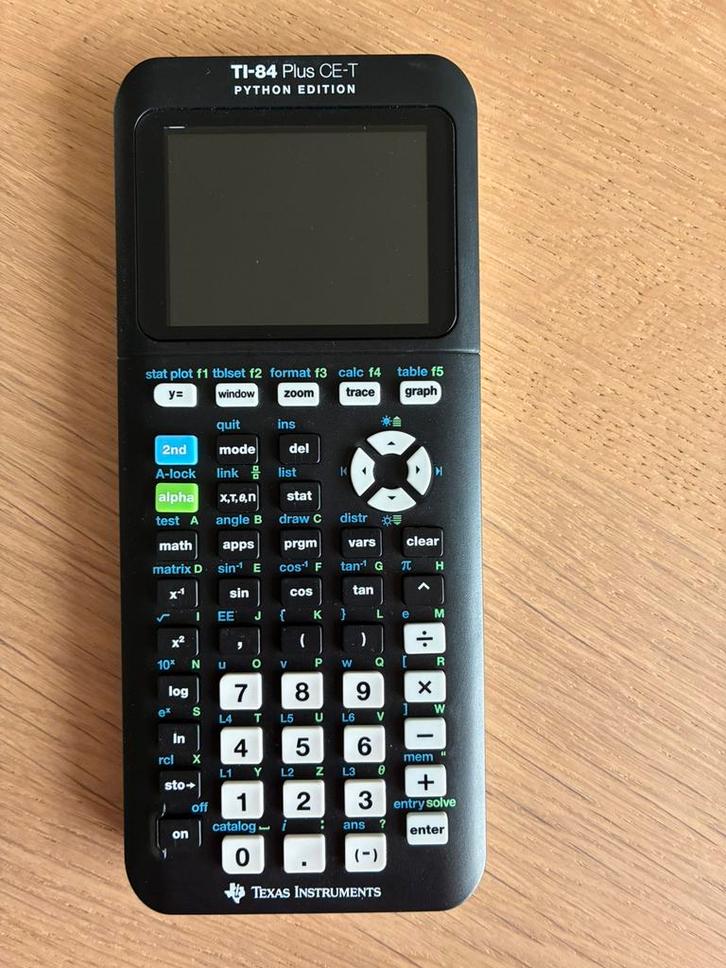 Grafisch rekenmachine Texas TI-84 Plus CE-T python Edition, Diversen, Rekenmachines, Zo goed als nieuw, Grafische rekenmachine