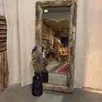 Spiegel – driftwood- drijfhout - 180 x 80 cm - Bij TTM Wonen, Huis en Inrichting, Woonaccessoires | Spiegels, Www.ttmwonen.nl