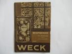 Twee oude Weck gebruiksaanwijzingen en recepten over inmaak, Boeken, Gelezen, Overige typen, Ophalen of Verzenden, Nederland en België