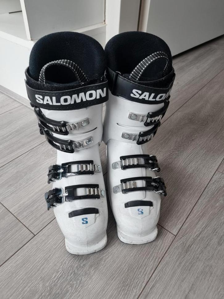 Skischoen Salomon S Max 60T maat 22/22.5, Sport en Fitness, Skiën en Langlaufen, Zo goed als nieuw, Schoenen, Skiën, Salomon, 100 tot 140 cm