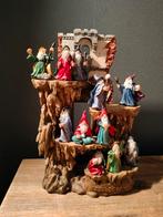 Plaquette Verzauberte Welt  met tovenaars poppetjes., Ophalen of Verzenden, Gebruikt