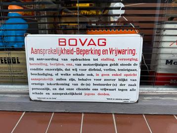 BOVAG Emaille Reclamebord beschikbaar voor biedingen