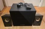 Logitech Z533 speakerset + bluetooth module, Ophalen of Verzenden, Gebruikt, Logitech, Creative