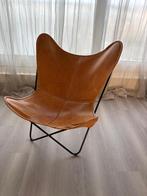 Vlinder stoel, Huis en Inrichting, Stoelen, Ophalen, Gebruikt, Bruin, Leer