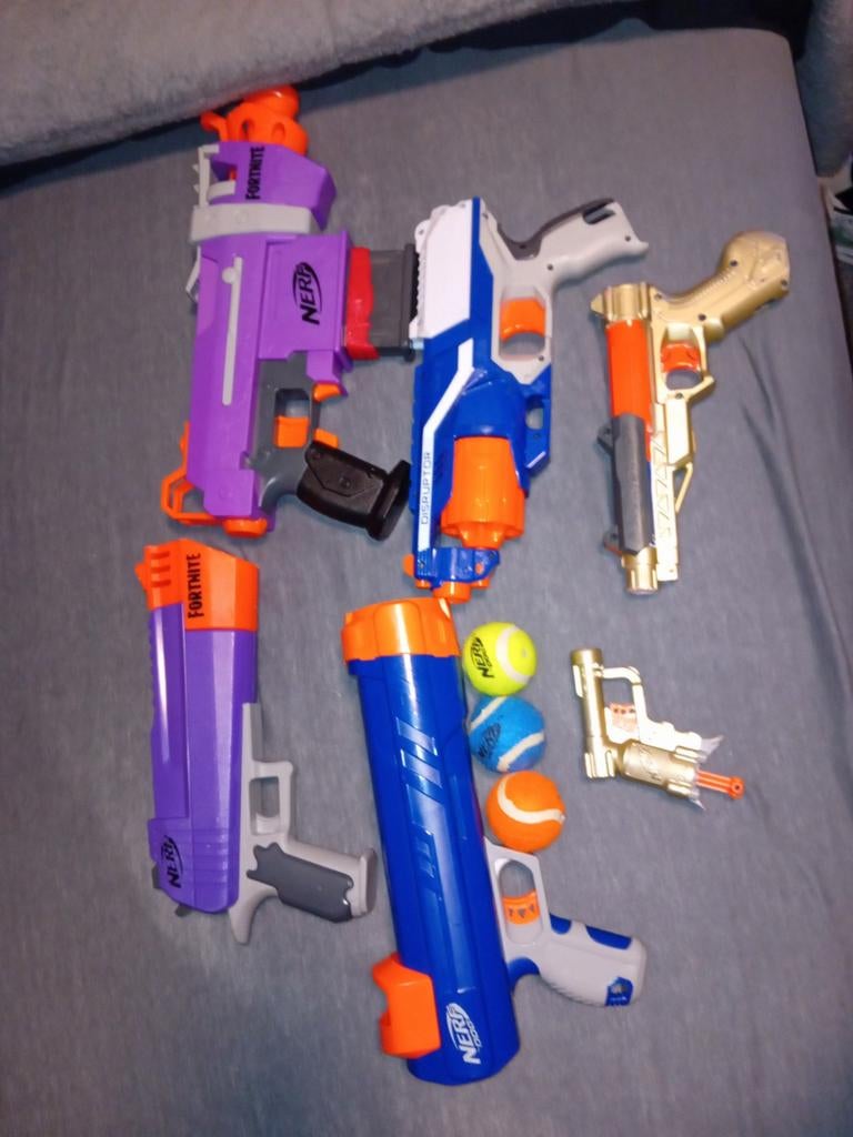 Nerf guns, Ophalen