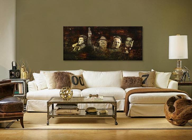 Andre Hazes, Johan Cruijff,Ajax plexiglas &canvas schilderij, Huis en Inrichting, Woonaccessoires | Schilderijen, Tekeningen en Foto's
