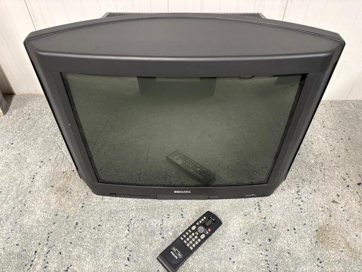 Philips Matchline 29 inch CRT tv + remote, Audio, Tv en Foto, Vintage Televisies, Gebruikt, 60 tot 80 cm, Philips, Ophalen of Verzenden