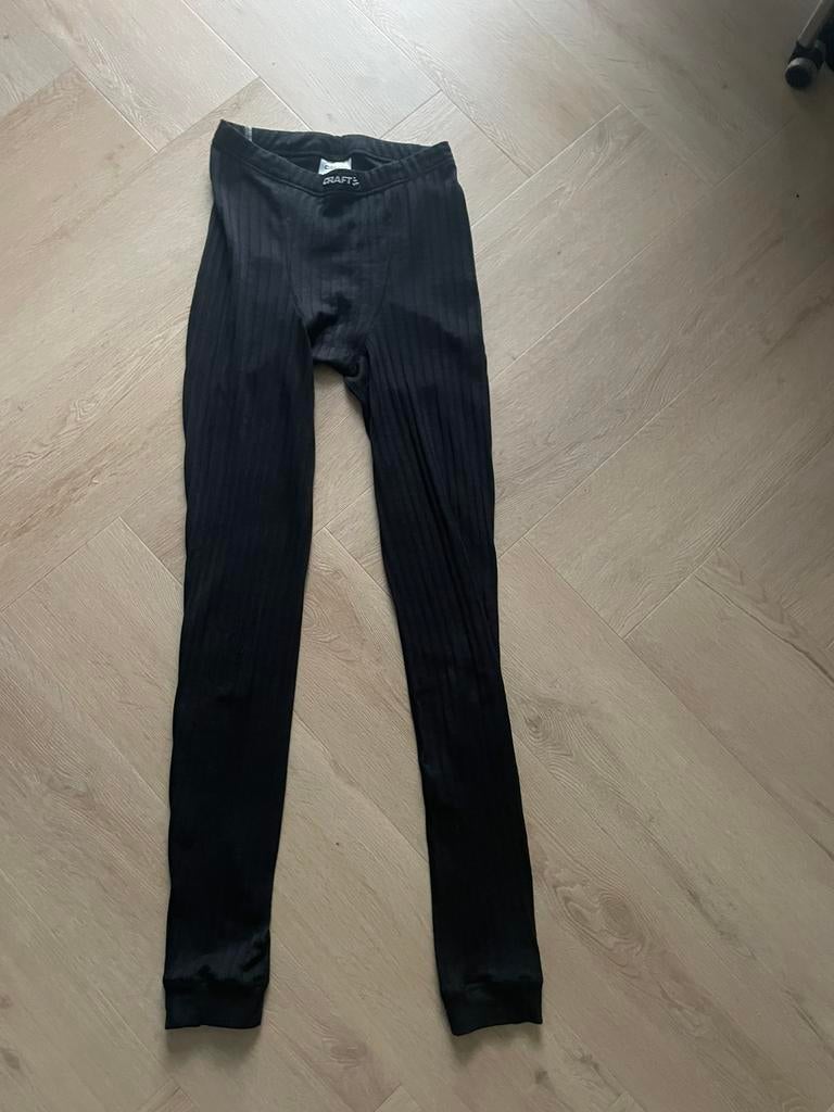 Zwarte thermobroek van Craft maat S, Ophalen of Verzenden, Zo goed als nieuw, Maat 36 (S), Zwart