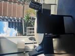 Ronde tuintafel met 4 bijpassende stoelen, Tuin en Terras, Tuinsets en Loungesets, Ophalen, Gebruikt, Aluminium