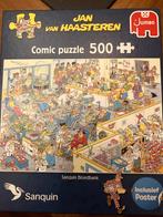 Jan van Haasteren Puzzel - Sanquin Bloedbank 500 stukjes, Ophalen of Verzenden, 500 t/m 1500 stukjes, Zo goed als nieuw, Legpuzzel