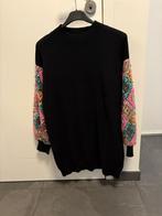 Zwarte trui met pailletten mouwen, Kleding | Dames, Truien en Vesten, Ophalen of Verzenden, Zo goed als nieuw, Maat 34 (XS) of kleiner