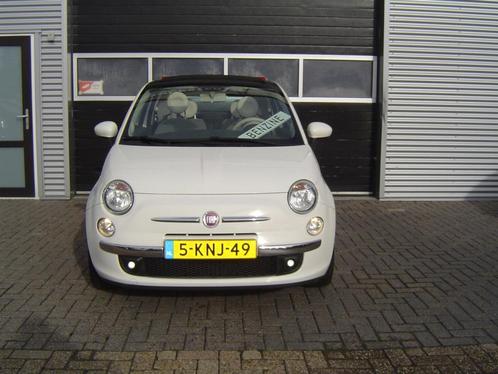 Fiat 500 1.2 51KW LOUNGE CABRIO BJ 2012 Wit, Auto's, Fiat, Bedrijf, Airbags, Airconditioning, Centrale vergrendeling, Elektrische buitenspiegels