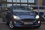 Ford Fiesta 1.0 EcoBoost Titanium Airco Nav. Stoelverwarming, Stof, Gebruikt, Blauw, 100 pk