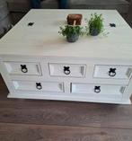 Super mooie salontafel kist, Huis en Inrichting, Tafels | Salontafels, Ophalen, 100 tot 150 cm, Vierkant, 50 tot 100 cm