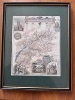 Antieke kaart Gloucestershire UK ca 1850, Antiek en Kunst, Kunst | Etsen en Gravures, Ophalen of Verzenden
