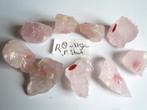 rozekwarts 9 samen 2,49 brokken 85g rozenkwarts of brok 8gr, Ophalen of Verzenden, Mineraal