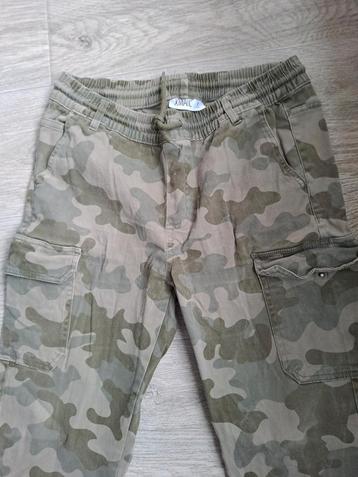 Broek merk X-Mail maat S Camouflage Kleur: groen  beschikbaar voor biedingen