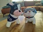 Knuffel hond en kat, Kinderen en Baby's, Speelgoed | Knuffels en Pluche, Ophalen of Verzenden, Nieuw