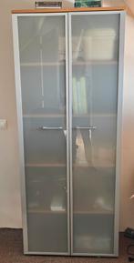 Kasten met glazen deuren, Minder dan 50 cm, Met deur(en), Glas, Ophalen of Verzenden